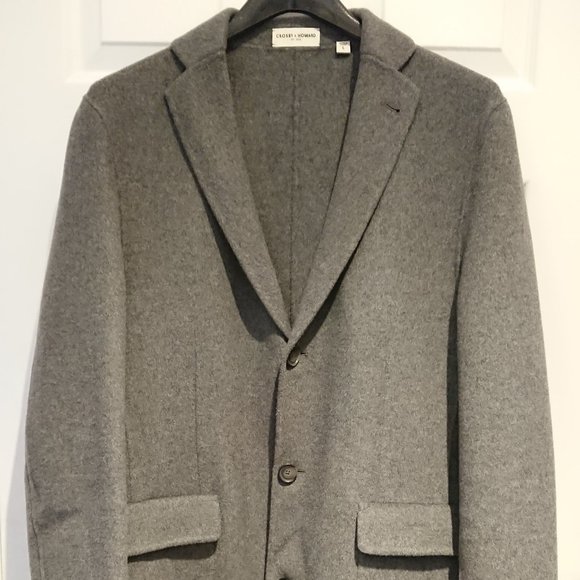 Crosby & Howard Jackets & Coats Crosby Howard Mens Lite Wool Dress